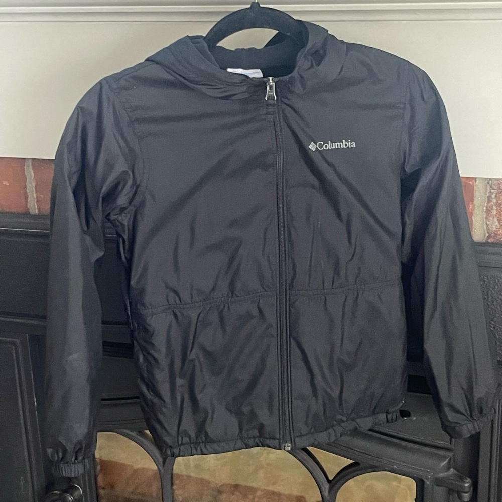 Boys Hooded Fleece Lined Columbia Jacket - Size 10/12